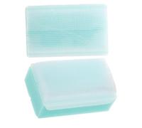 Abaodam Brosse Sensorielle Massage Tactile Relaxant 2pcs pour Bébé en Éponge Douce Verte et Exercice Sensoriel, Bain des Nourrissons