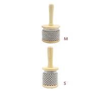 Abaodam Cabasa Bois Instrument Percussion Garçon Fille à Billes Rotatives Outil Pédagogique Musical pour Maternelle