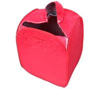 Abaodam Cabine de Sauna Portable Rouge Pliable Personne Sauna Vapeur Intégral à Domicile Tente Spa Légère et Compacte pour Sudation Personnelle