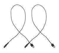Abaodam Câbles USB Universels Lot de 2 de Huit pour Rasoirs Électriques et Épilateurs, Cordon d'Alimentation Résistant, Accessoires Recharge pour Entretien Personnel