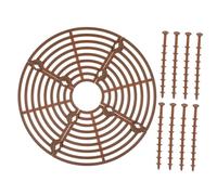 Abaodam Cache-Pot De Fleurs en Maille Fine 2 Pcs Petit Format Café pour Jardin Balcon Bureau, Protection Anti-creusage Animaux, Couvercle Filet Protecteur Sécurisé