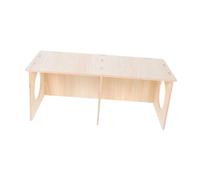 Abaodam Cachette Bois pour Hamsters avec Compartiments Cachés Tunnel à Monter Soi-même Abri pour Petits Animaux Rats Souris Lemmings Jouet Exploration