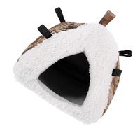 Abaodam Cachette Chaude pour Hamster en Coton Épais, Tanière Suspendue et Nid Douillet sans Odeur, pour Petits Animaux comme Cochons d'Inde et Furets