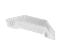 Abaodam Cachette Tunnel en Céramique Blanche pour Aquarium, Refuge pour Crevettes et Petits Poissons, Grotte Souterraine Décorative pour Nano-Aquarium, Accessoire de Repos pour Poissons