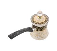 Abaodam Cafetière Turque Vintage en Acier Inoxydable 550ml Poignée en Bakélite, Compatible Toutes Plaques, pour Préparer Café Style Européen Rétro Café