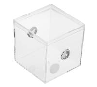 Abaodam Cage à Oiseaux Chanteurs Terrarium D'escargot Attrape Bestiole Habitat De Fourmis Accessoires Araignée Sauteuse Enclos D'araignée Habitat du Reptile Transparent Plastique