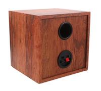 Abaodam Caisson de Basses pour Voiture 127 CM en Bois Massif Caisson de Haut-Parleurs Compact pour Subwoofer Amélioration Audio Haute Fidélité Compatible Voitures et Camions Voyage