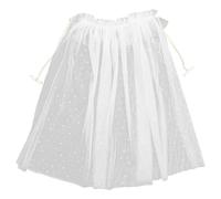 Abaodam Cape Blanche pour Fille en Tissu Léger Costume de Bal Masqué Garçon et Filles Cape Décorative pour Fête D’anniversaire et Déguisement Princesse Accessoire Cosplay Garçon 1 Pièce