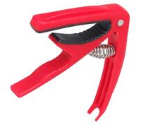 Abaodam Capodastre pour Ukulélé et Guitare Acoustique et Électrique Clip de Guitare en Abs Rouge Tension Réglable pour Musiciens Folk et Country Facile à Utiliser