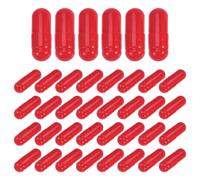 Abaodam Capsules de Faux Sang Halloween 50 Pcs, Accessoires de Maquillage pour Cosplay Vampire, Capsules à Mordiller pour Effet Sanglant Réaliste, Idées Farces et Soirées Déguisées