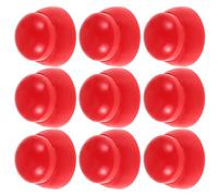 Abaodam Capuchons de Protection pour Vis M10 en Plastique Rouge 50 Pièces Cache-Boulons Sécurisés pour Toboggans et Aires de Jeux Résistants aux Intempéries Protections de