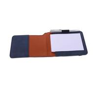 Abaodam Carnet de Score Portable Petit Format avec Stylo Couverture Cuir Bleu Élégant Carnet de Notes pour Suivi Précis des Scores Extérieur Accessoire Compact pour Golfeurs