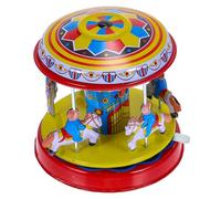 Abaodam Carrousel Rotatif à Remontoir en Métal Vintage, Petit Format, Mécanisme Horlogerie sans Pile, Mécanique Rétro pour Garçon et Filles et Décoration, Présent Anniversaire Amusant
