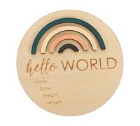 Abaodam Carte Annonce De Naissance Pour Garçon Fille Panneau Personnalisé Pour Suivre La De Garçon Fille Accessoire Photo Adorable Pour Fête De Naissance