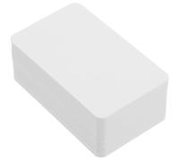 Abaodam Cartes Vierges Blanches Double-face en Papier Couché Lisse 100 Pièces pour Écriture et Jeux Éducatifs Adaptés aux Étudiants et Écrivains