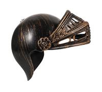 Abaodam Casque de Soldat Médiéval pour Garçon et Filles en Finition Bronze, Accessoire de Déguisement Historique, Couvre-Chef de Cosplay pour Fête et Carnaval, Costume Militaire Garçon