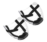 Abaodam Casque Facial 2 Pièces pour Arts Martiaux Visière Amovible, Protection pour Entraînement Karaté, Boxe et Kickboxing Équipement Sécurisé