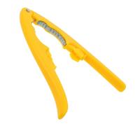 Abaodam Casse-Noix Multifonction en Alliage de Zinc et PP Jaune Design Ergonomique pour Casser Noix et Pacanes Cuisine en Protégeant Mains