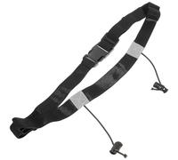 Abaodam Ceinture de Course Élastique Noire pour Marathon et Compétition, Porte-numéro Léger et Réutilisable, Accessoire Running pour Épreuves Multisports et Course à Pied Professionnelle