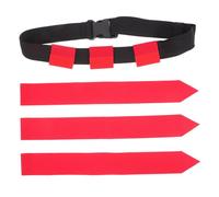 Abaodam Ceinture de Football avec Drapeaux Réutilisables Ceinture Ajustable Nylon pour Entraînement et Compétitions Plein Air pour Adolescents et Adultes