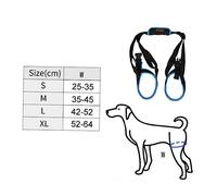 Abaodam Ceinture De Soutien pour Chien Aide pour Escalier Patte Arrière Blessure Chien Âgé Marche Confortable Poignée Coton PU