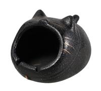 Abaodam Cendrier Forme De Chat Mignon Bol Décoratif pour Intérieur Statue De Chat Sculpture De Cendrier Intérieur Animal