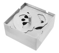 Abaodam Cendrier Squelette Grimace Objets Tête De Mort pour Femme Cendrier pour Patio Extérieur Cendrier Fantaisie Plateau Tête De Mort Objets Tête De Mort Cendrier pour La Maison