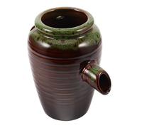Abaodam Ceramic Jar for Outdoor Fountain Eco-Friendly Circulating Water Feature for Garden and Indoor Tabletop Decoration with Fish Tank Oxygenation