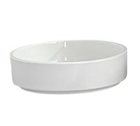 Abaodam Céramique Soucoupe de Fleurs Pot en Blanche de Jardinière | Usage Intérieur et Extérieur, Finition Soignée, Résistante à Déformation, pour Planter et Flowerpot