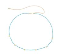 Abaodam Chaîne de Taille Perlée Fleur Marguerite pour Femmes en Matériau Synthétique, Chaîne de Ventre Décorative Multifonctionnelle, pour Fête Plage Été Bikini