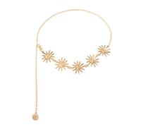 Abaodam Chaîne de Taille Solaire en Métal Doré Bijou de Corps Léger et Solide pour Femme Accessoire de Bikini Ceinture Chaîne Mode pour Plage et Été