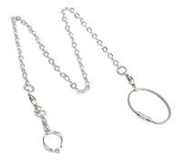 Abaodam Chaîne Pied Oiseau pour Perroquet et Calopsitte, Accessoire de Dressage Boucle Réglable, Laisse Adaptée aux Oiseaux de Compagnie en Extérieur