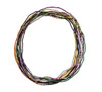 Abaodam Chaînes de Taille en Perles Multicolores Élastiques, 10 Pièces, Ceintures Corporelles Féminines Bohèmes, Décoration Mode pour Fêtes Plage et Danse, Accessoires Légers et Empilables