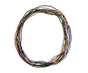 Abaodam Chaînes de Taille en Perles Multicolores Élastiques, 10 Pièces, Ceintures Corporelles Féminines Bohèmes, Décoration Mode pour Fêtes Plage et Danse, Accessoires Légers et Empilables