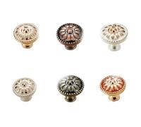Abaodam Champignon Bouton de Meuble en Alliage de Zinc 3 Pièces, Rond