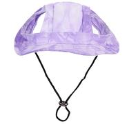 Abaodam Chapeau Bob Pare-Soleil pour Chien Coiffe Ajustable pour Animaux De Compagnie Chapeau Extérieur pour Chiots