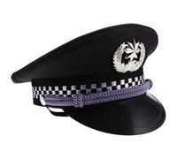 Abaodam Chapeau de Capitaine Pirate Ajustable pour Hommes en Coton Blanc et Argenté, Confortable Événements de Jeu de Rôle et Occasions Diverses