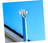 Abaodam Chapeau de Cheminée Pluie Protection Toiture Étanche Antivent et Antineige Durable et Pratique pour Conduit Extérieur