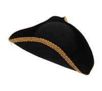 Abaodam Chapeau Pirate Créatif Cuir Synthétique pour Fête et Carnaval Accessoire de Costume Déguisement Cosplay Résistant et Confortable pour Soirées à Thème et Représentations