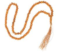 Abaodam Chapelet de Prière Musulman 99 Perles 8 Mm en Cristal Naturel, Accessoire de Culte Suspendu, Rosaire Délicat pour Prière Islamique et Contemplation, Présent Spirituel pour Homme