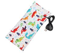 Abaodam Chauffe-biberon Usb Pour Voyage Avec Couvercle Et Housse Protectrice Pour Biberon De Garçon Fille