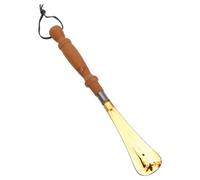 Abaodam Chausse-pied à Long Manche en Bois Robuste Cuillère D'aide la Chaussure pour Personnes Âgées et Femmes Enceintes Aide à Enfiler Chaussures Portable et Adapté à Tous Types