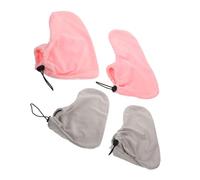 Abaodam Chaussettes de Soin pour Pieds Ajustement Confortable Maintien Chaleur Prolongé en Coton et Peluche 2 Paires Cire Chaude Spa