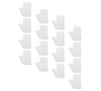 Abaodam Chiffons de Vaisselle Réutilisables en Tissu Non Tissé Hydrophile, Lot de 40 Pièces Blanches, Doux et Absorbants pour Nettoyage Ménager, Dépoussiérage et Lavage Cuisine