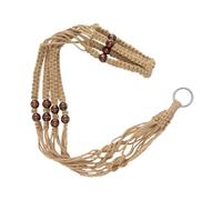 Abaodam Cintre De Planteur Suspendu Corde Chanvre pour Pot De Fleurs Panier Tissé Pratique