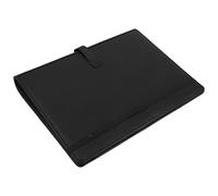 Abaodam Classeur à Musique Noir en Pu avec Poignée, Organiseur Multifonctionnel pour Rangement de Partitions, Protège des Dommages, pour Scène Chorale et Répétition