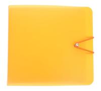 Abaodam Classeur de Rangement pour Dvd en Pp Orange, Organiseur de Boîtiers de CD Protection L'usure, Design Lisse pour Transporter CD et Dvd
