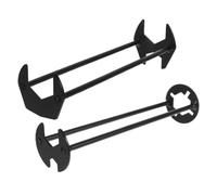 Abaodam rou de Vidange D'évier Multifonction en Acier au Carbone 2pcs, Outil pour Réparation Robinetterie et Installation sous Évier Salle de Bain