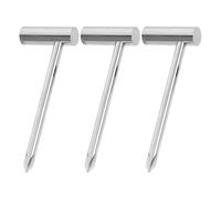 Abaodam Clé de Réglage Truss Rod Guitare 3 Pièces 8 Mm Métal Argenté, Outil Hexagonal pour Manche de Guitare Acoustique et Basse, Accessoire Professionnel de Maintenance