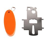 Abaodam Clé Marine en Acier Inoxydable avec Porte-Clés Flottant Kit de Clés pour Bouchon de Réservoir de Carburant D’Eaux Usées et Diesel de Pont de Bateau Outil Marin de Maintenance